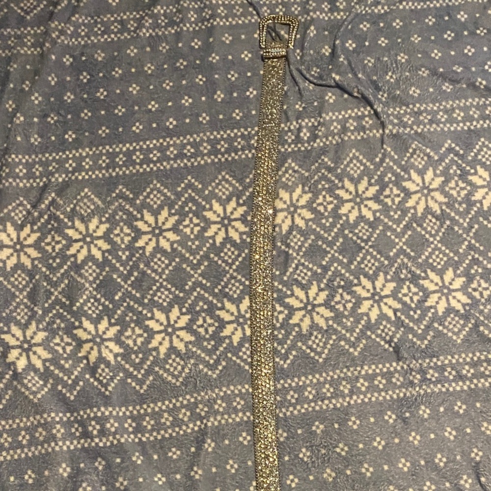 Gold Glitter Belt